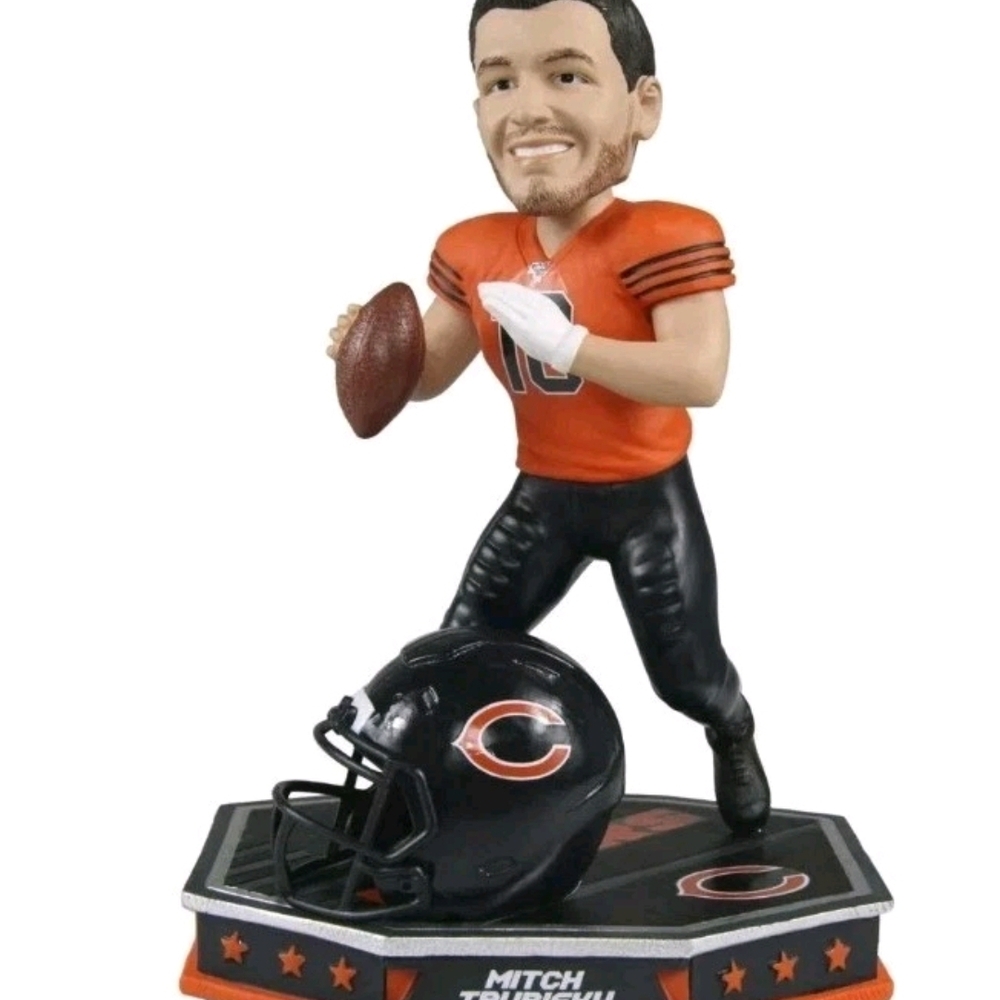NFL Chicago Bears Bobblehead - Orange and Black
